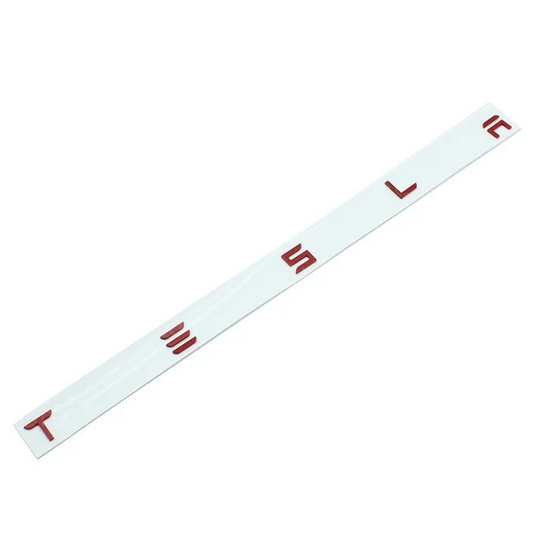 Tezland tesla aukahlutir TESLA stafir rautt