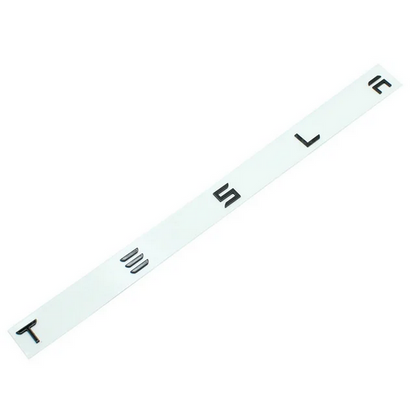 Tezland tesla aukahlutir TESLA stafir svart