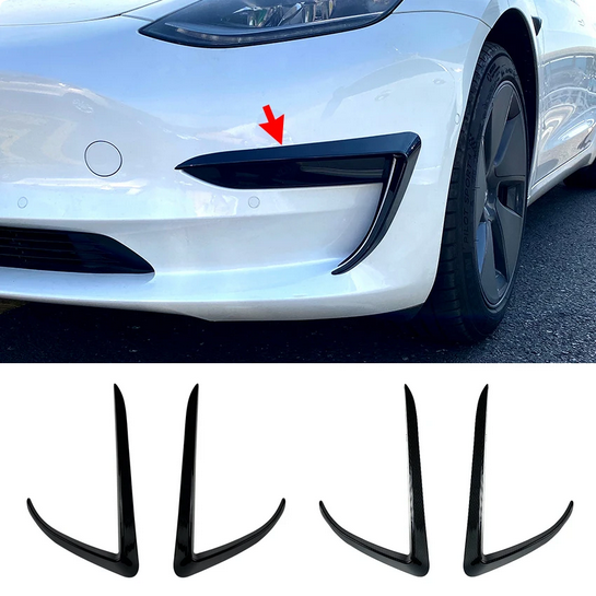 Tezland tesla aukahlutir vindskeid model 3 svart